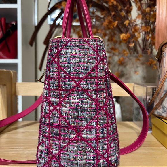 Lady Dior Medium Tweed Bag - Picture 4 of 10